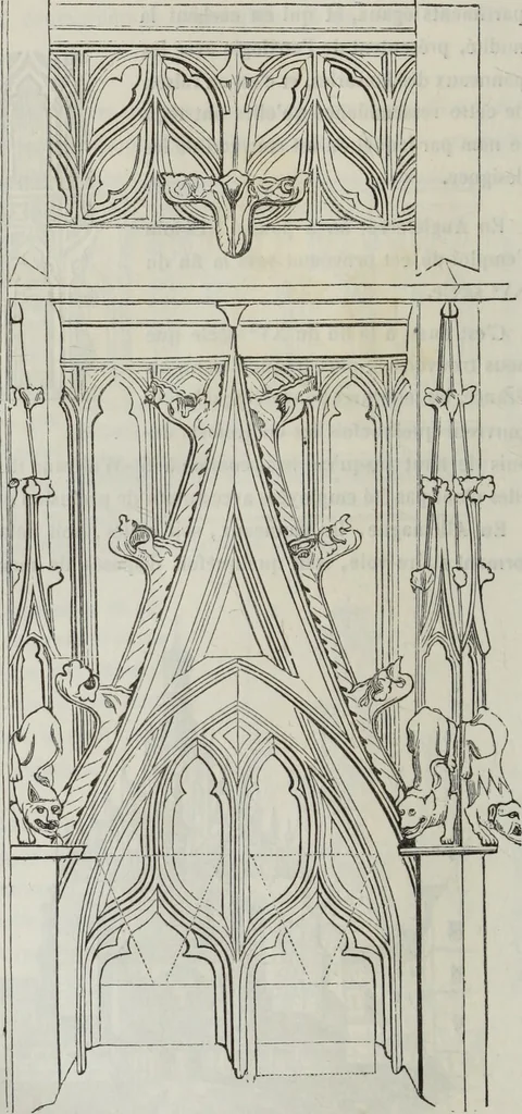An illustration from Abécédaire, ou, Rudiment d'archéologie : architecture religieuse, 1886, leaf 659