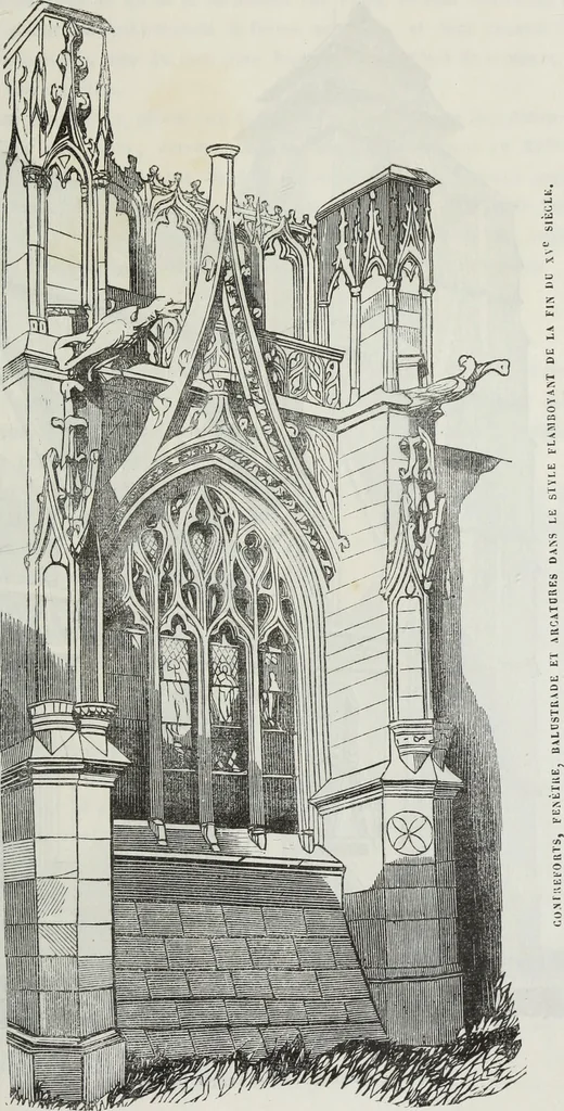 An illustration from Abécédaire, ou, Rudiment d'archéologie : architecture religieuse, 1886, leaf 660
