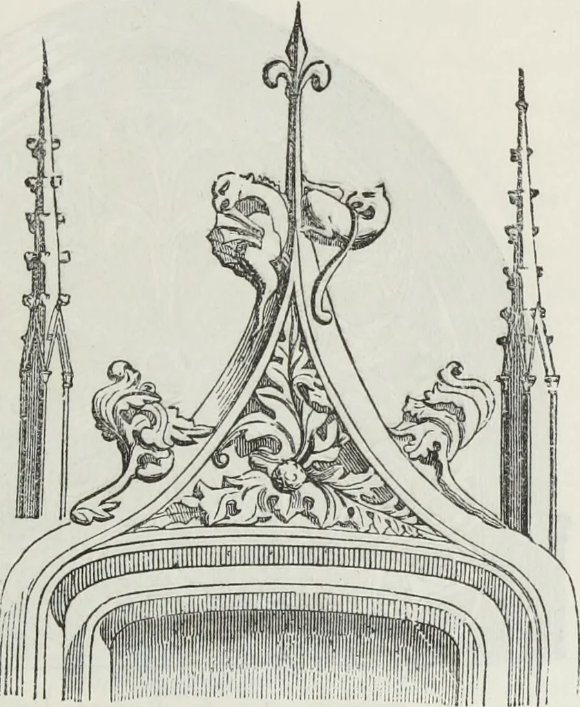 An illustration from Abécédaire, ou, Rudiment d'archéologie : architecture religieuse, 1886, leaf 664
