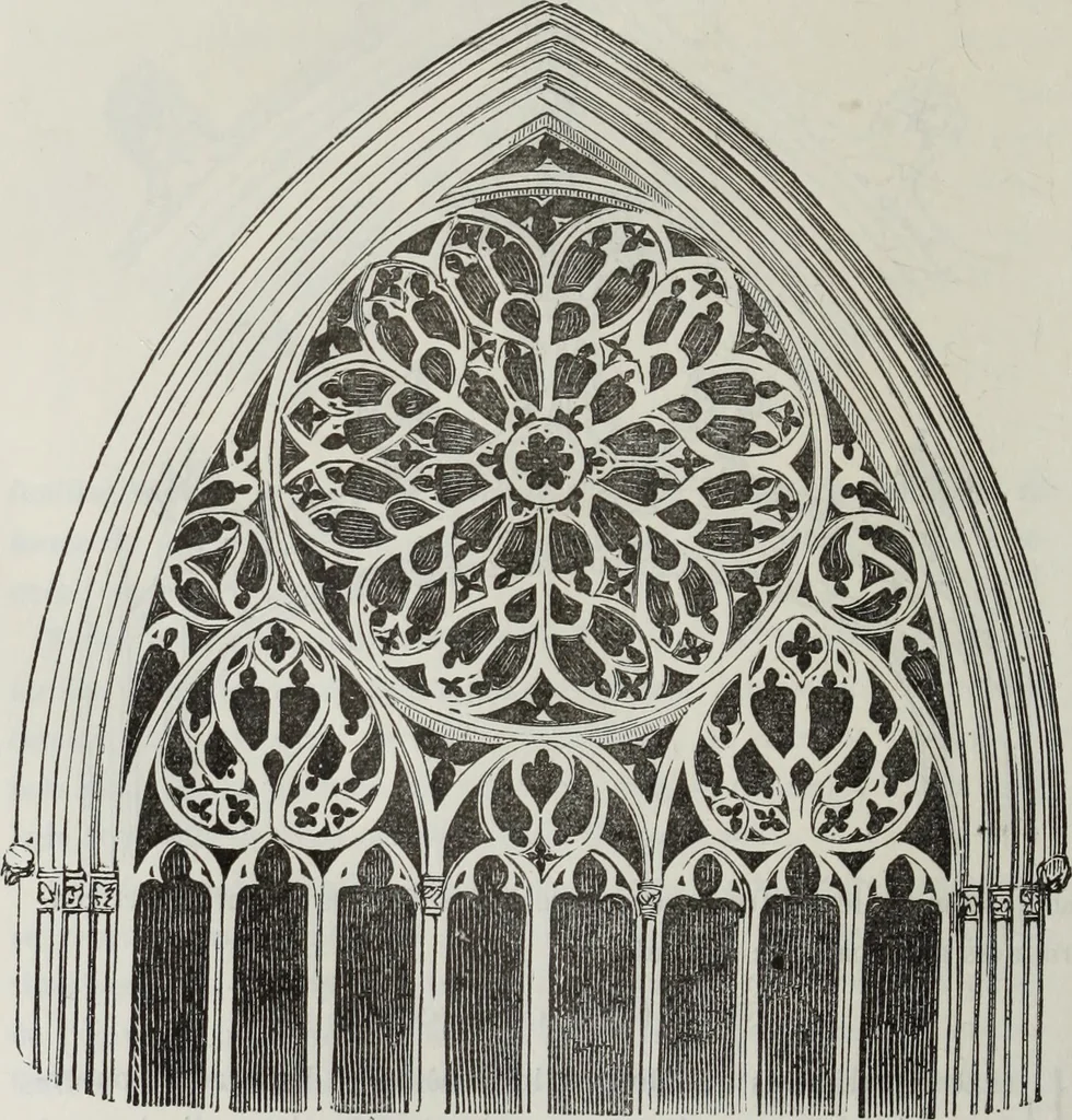An illustration from Abécédaire, ou, Rudiment d'archéologie : architecture religieuse, 1886, leaf 665