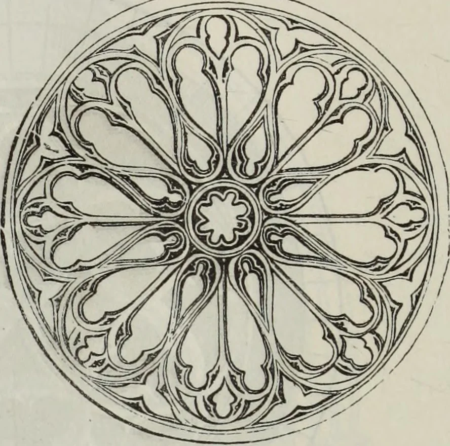 An illustration from Abécédaire, ou, Rudiment d'archéologie : architecture religieuse, 1886, leaf 667