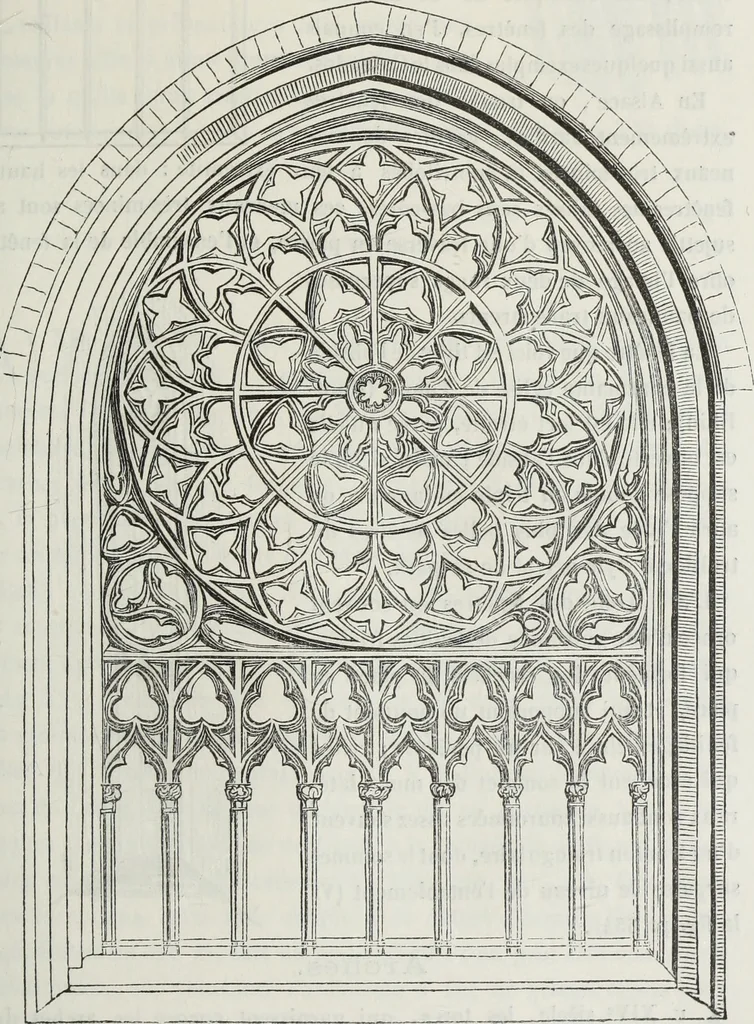 An illustration from Abécédaire, ou, Rudiment d'archéologie : architecture religieuse, 1886, leaf 668