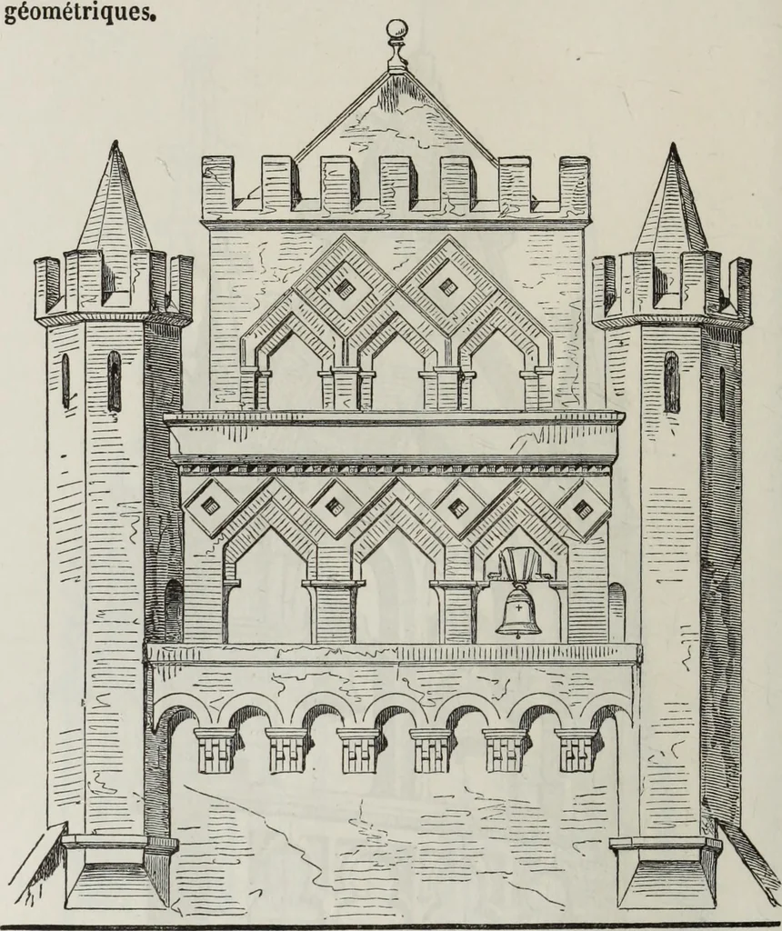 An illustration from Abécédaire, ou, Rudiment d'archéologie : architecture religieuse, 1886, leaf 673