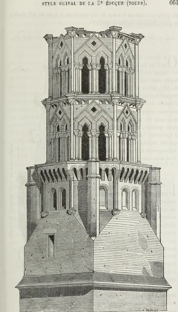 An illustration from Abécédaire, ou, Rudiment d'archéologie : architecture religieuse, 1886, leaf 674