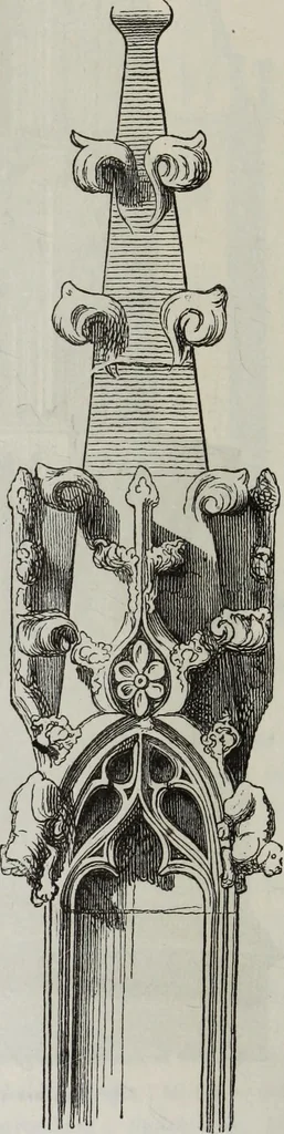 An illustration from Abécédaire, ou, Rudiment d'archéologie : architecture religieuse, 1886, leaf 675