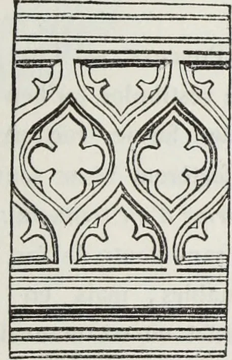 An illustration from Abécédaire, ou, Rudiment d'archéologie : architecture religieuse, 1886, leaf 676