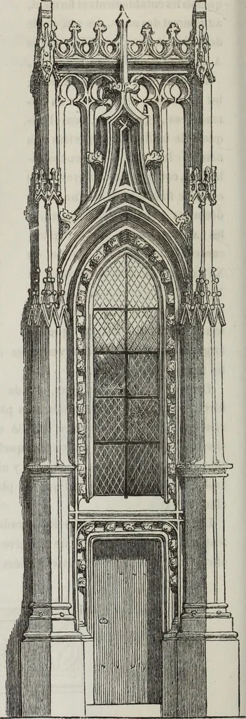 An illustration from Abécédaire, ou, Rudiment d'archéologie : architecture religieuse, 1886, leaf 677