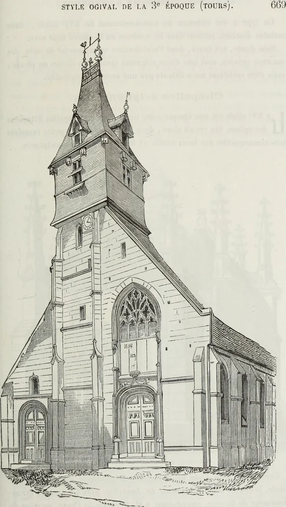 An illustration from Abécédaire, ou, Rudiment d'archéologie : architecture religieuse, 1886, leaf 682