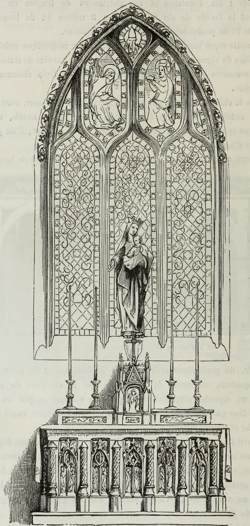 An illustration from Abécédaire, ou, Rudiment d'archéologie : architecture religieuse, 1886, leaf 697