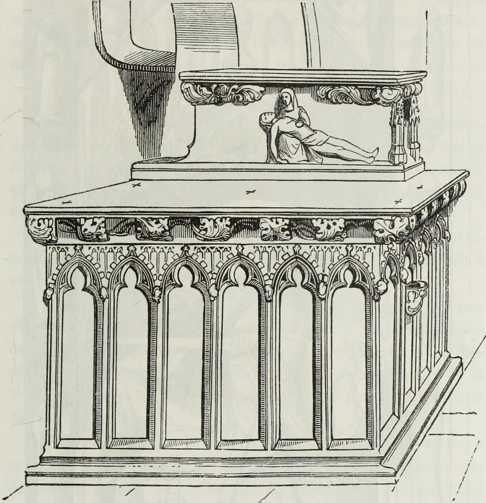 An illustration from Abécédaire, ou, Rudiment d'archéologie : architecture religieuse, 1886, leaf 698