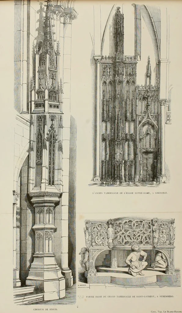 An illustration from Abécédaire, ou, Rudiment d'archéologie : architecture religieuse, 1886, leaf 702