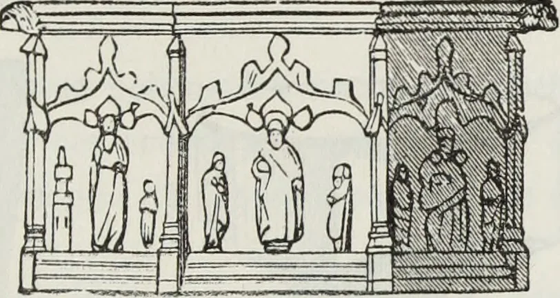 An illustration from Abécédaire, ou, Rudiment d'archéologie : architecture religieuse, 1886, leaf 710