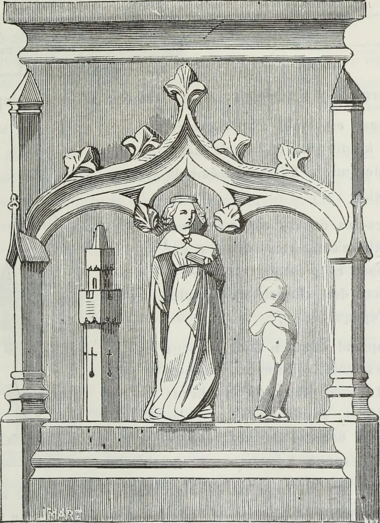 An illustration from Abécédaire, ou, Rudiment d'archéologie : architecture religieuse, 1886, leaf 710