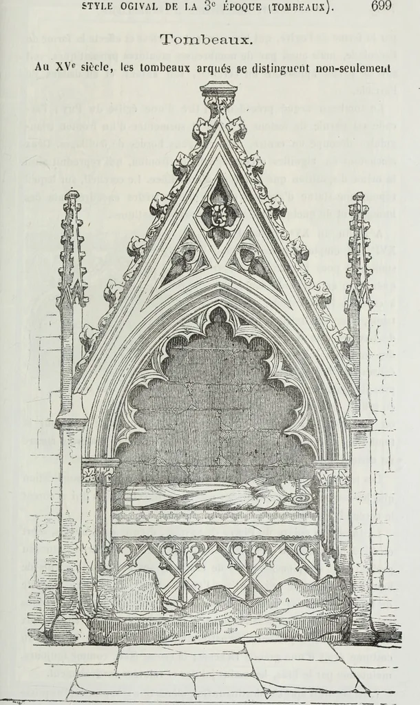 An illustration from Abécédaire, ou, Rudiment d'archéologie : architecture religieuse, 1886, leaf 714