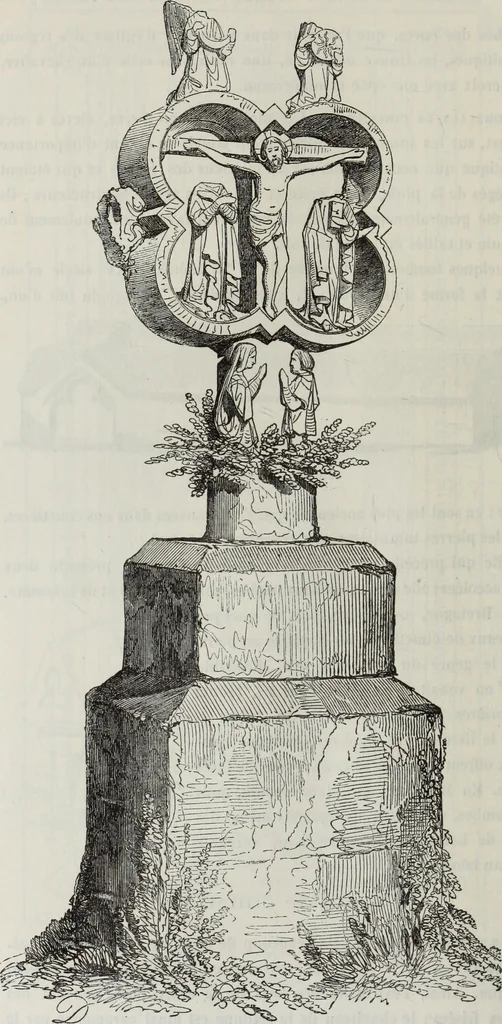 An illustration from Abécédaire, ou, Rudiment d'archéologie : architecture religieuse, 1886, leaf 723