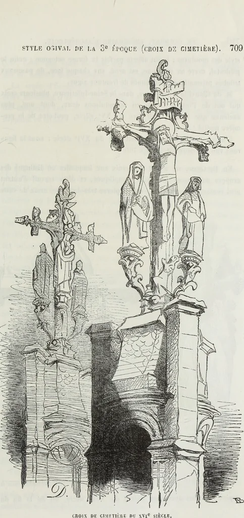 An illustration from Abécédaire, ou, Rudiment d'archéologie : architecture religieuse, 1886, leaf 724