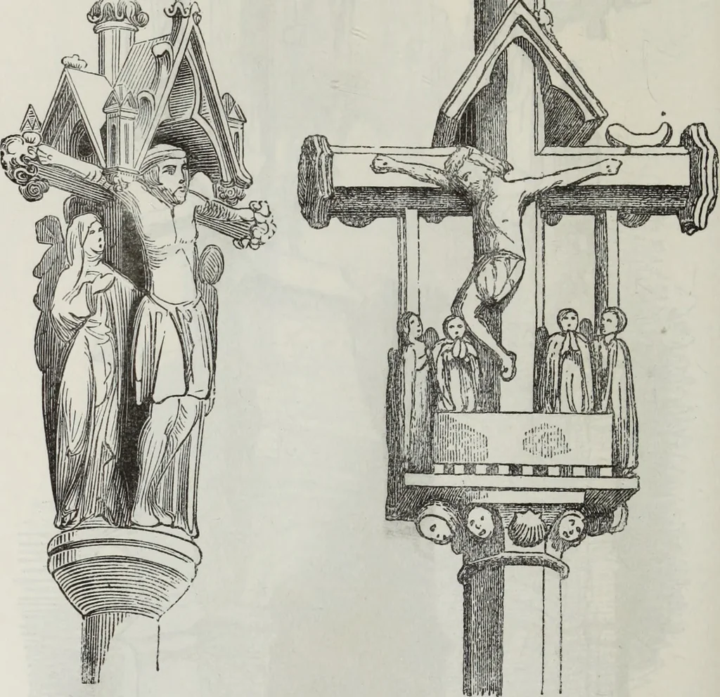 An illustration from Abécédaire, ou, Rudiment d'archéologie : architecture religieuse, 1886, leaf 725