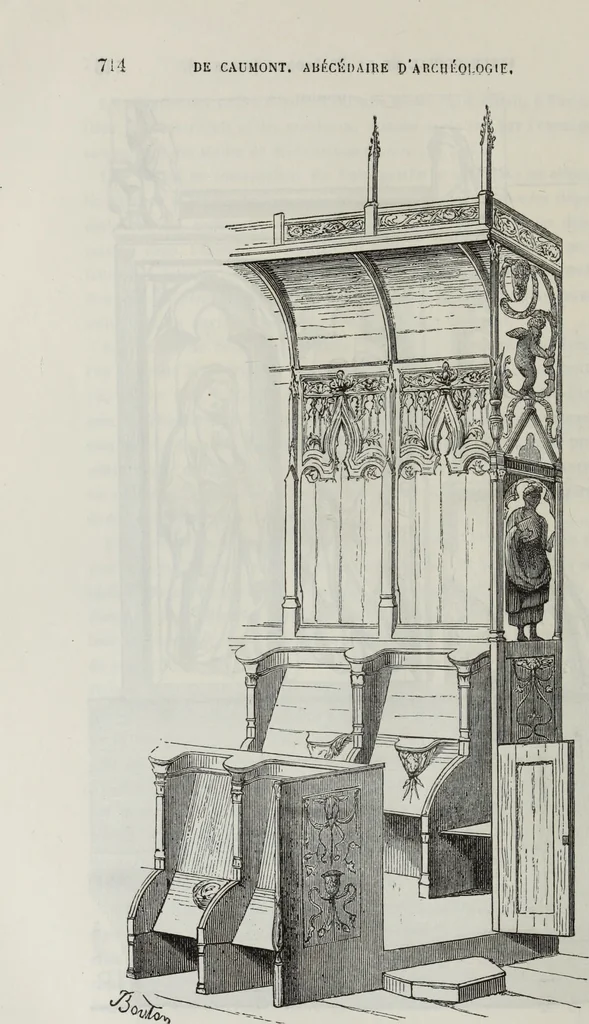 An illustration from Abécédaire, ou, Rudiment d'archéologie : architecture religieuse, 1886, leaf 729
