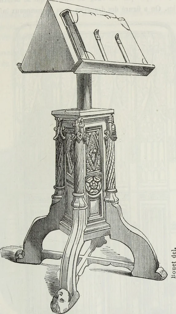 An illustration from Abécédaire, ou, Rudiment d'archéologie : architecture religieuse, 1886, leaf 734