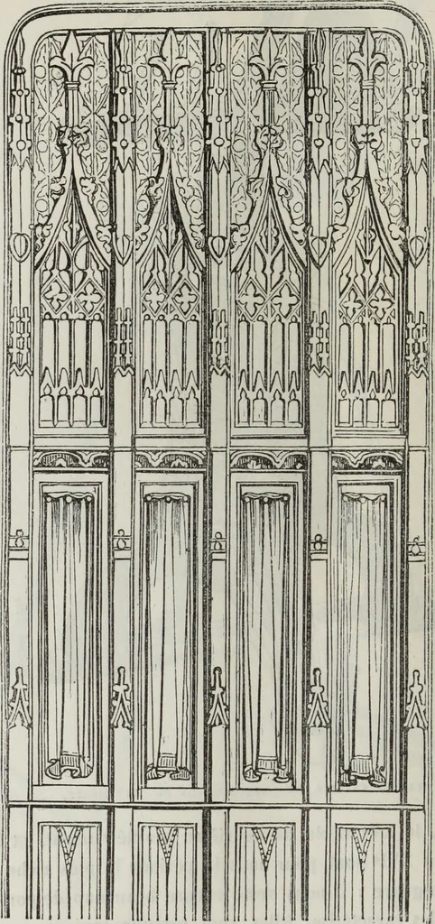 An illustration from Abécédaire, ou, Rudiment d'archéologie : architecture religieuse, 1886, leaf 735