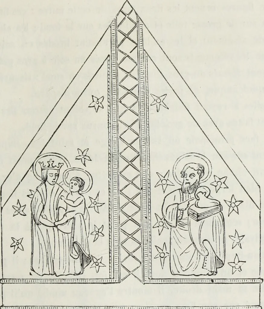An illustration from Abécédaire, ou, Rudiment d'archéologie : architecture religieuse, 1886, leaf 744