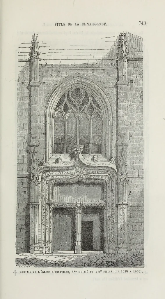 An illustration from Abécédaire, ou, Rudiment d'archéologie : architecture religieuse, 1886, leaf 758