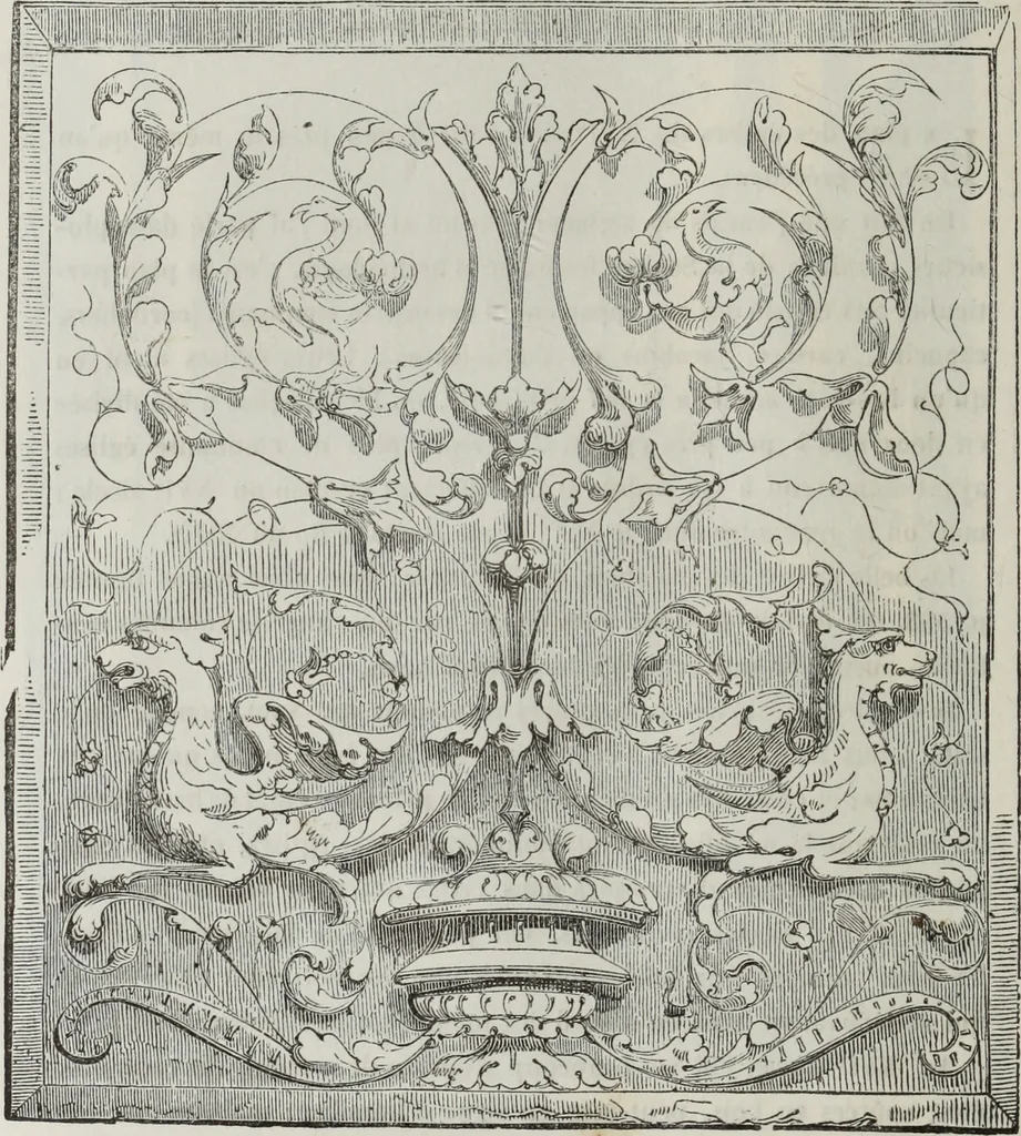 An illustration from Abécédaire, ou, Rudiment d'archéologie : architecture religieuse, 1886, leaf 761