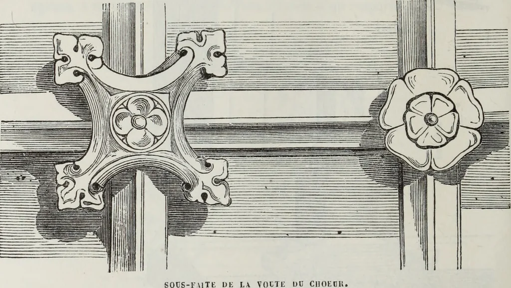 An illustration from Abécédaire, ou, Rudiment d'archéologie : architecture religieuse, 1886, leaf 771