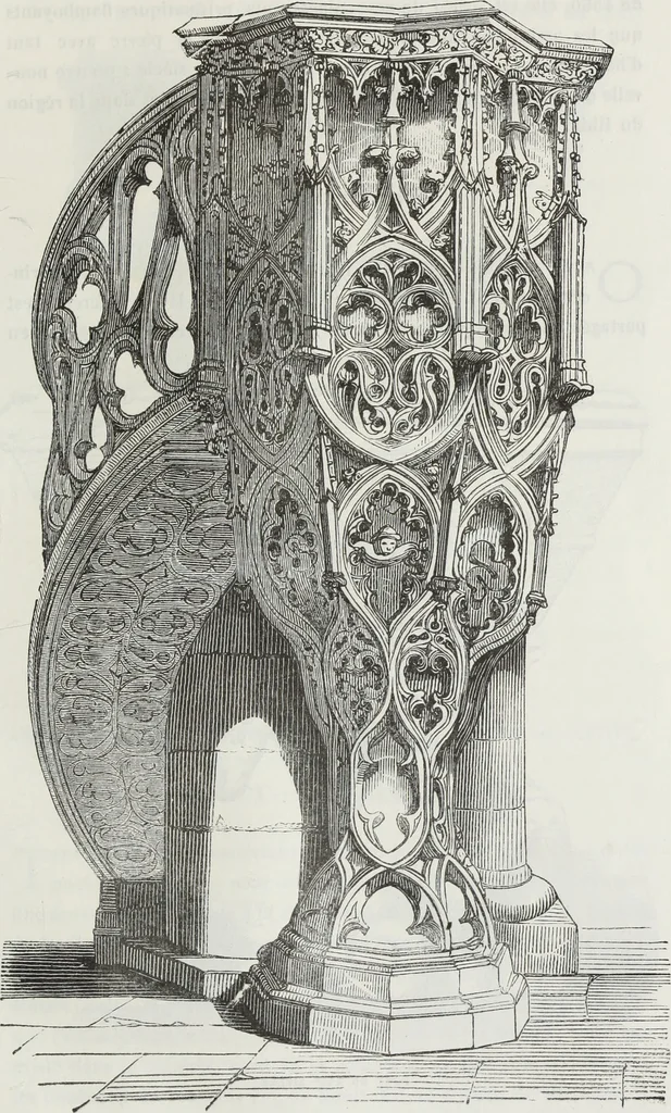 An illustration from Abécédaire, ou, Rudiment d'archéologie : architecture religieuse, 1886, leaf 780