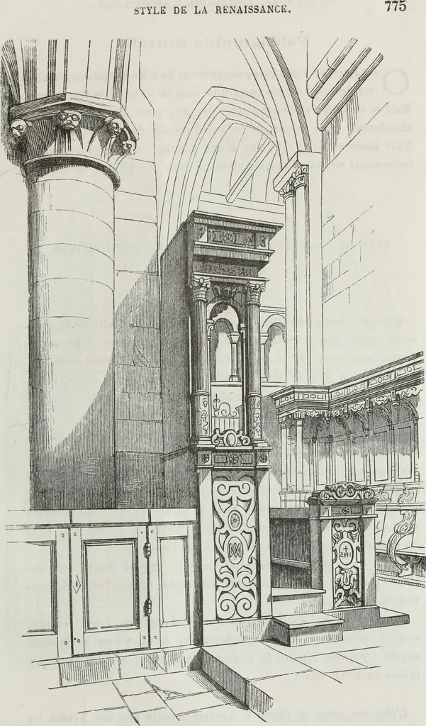 An illustration from Abécédaire, ou, Rudiment d'archéologie : architecture religieuse, 1886, leaf 790