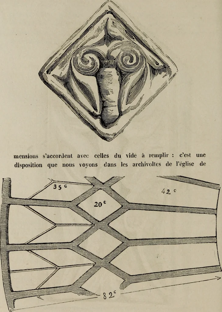 An illustration from Abecedaire ou rudiment d'archelogie : architecture religieuse ..., 1867, leaf 107