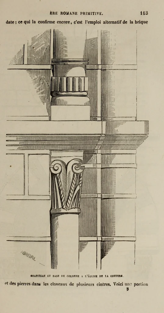 An illustration from Abecedaire ou rudiment d'archelogie : architecture religieuse ..., 1867, leaf 128