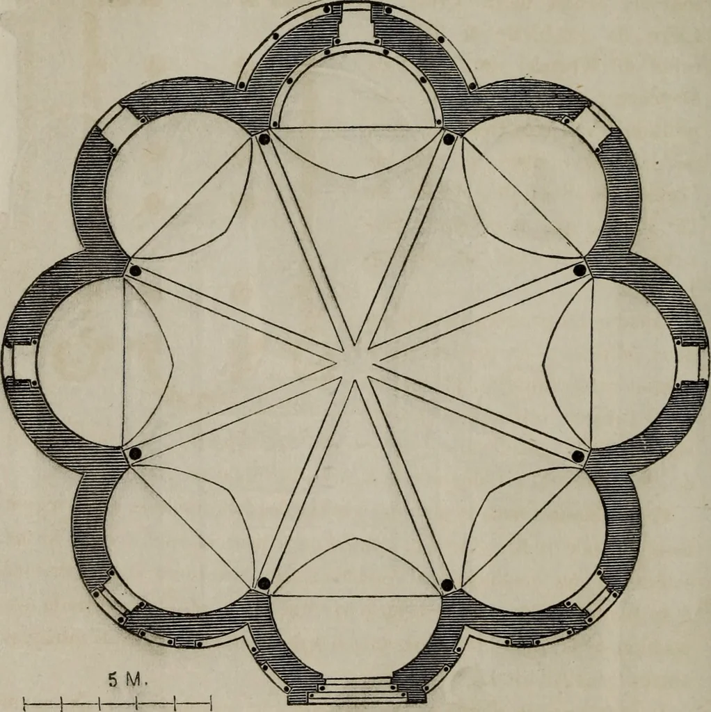 An illustration from Abecedaire ou rudiment d'archelogie : architecture religieuse ..., 1867, leaf 147