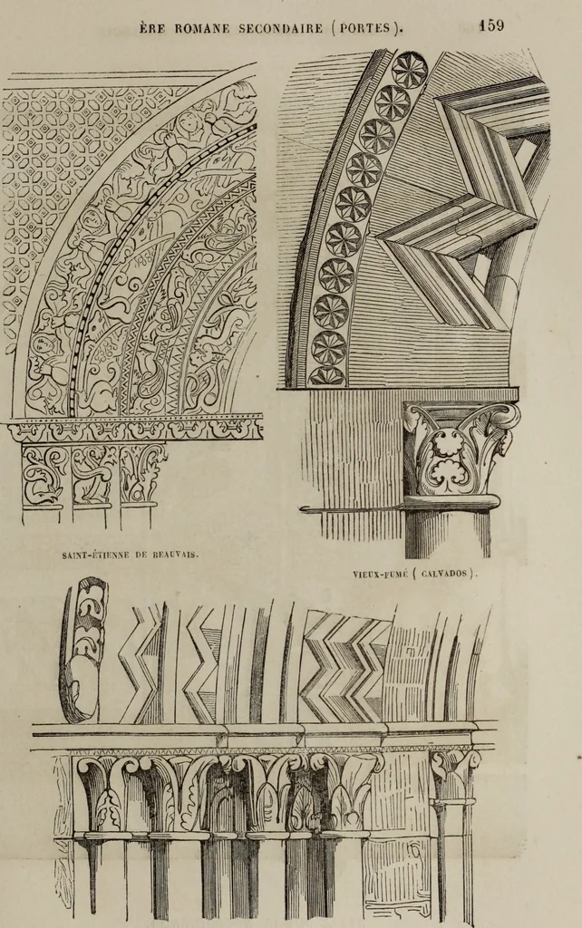 An illustration from Abecedaire ou rudiment d'archelogie : architecture religieuse ..., 1867, leaf 174