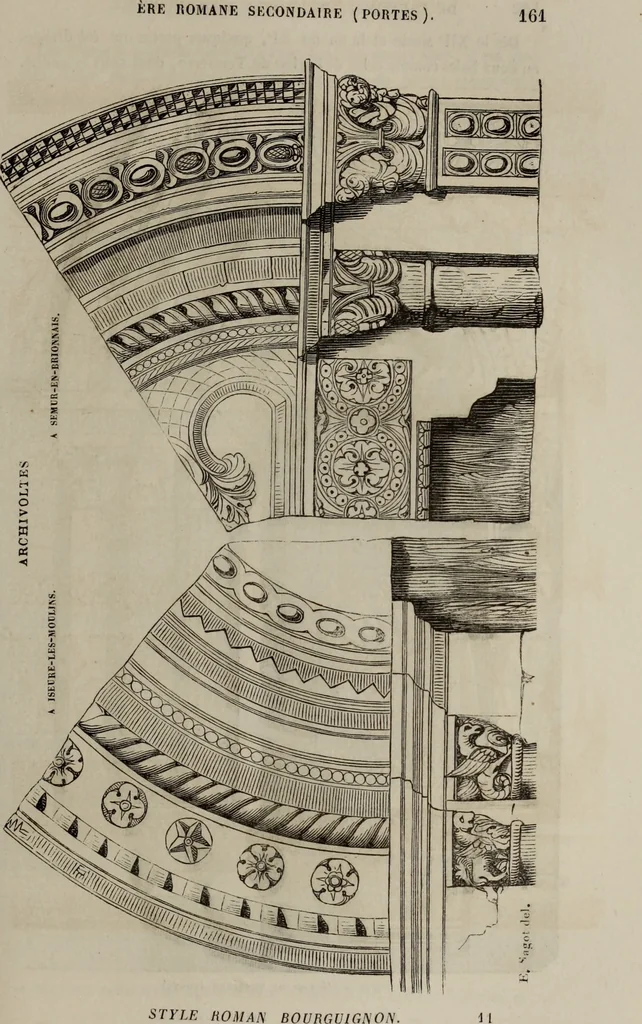 An illustration from Abecedaire ou rudiment d'archelogie : architecture religieuse ..., 1867, leaf 176