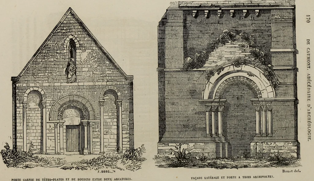 An illustration from Abecedaire ou rudiment d'archelogie : architecture religieuse ..., 1867, leaf 185