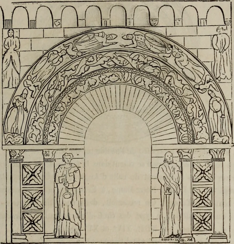 An illustration from Abecedaire ou rudiment d'archelogie : architecture religieuse ..., 1867, leaf 204