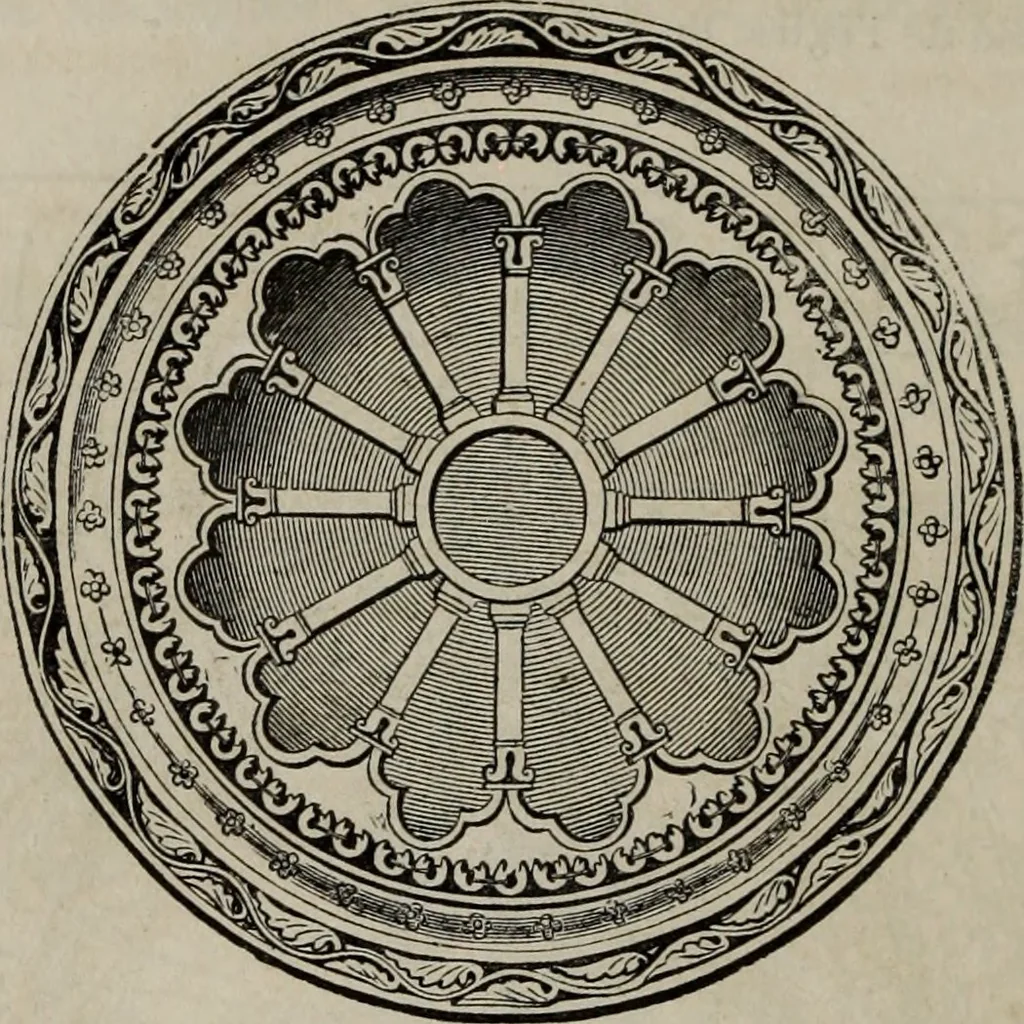 An illustration from Abecedaire ou rudiment d'archelogie : architecture religieuse ..., 1867, leaf 205