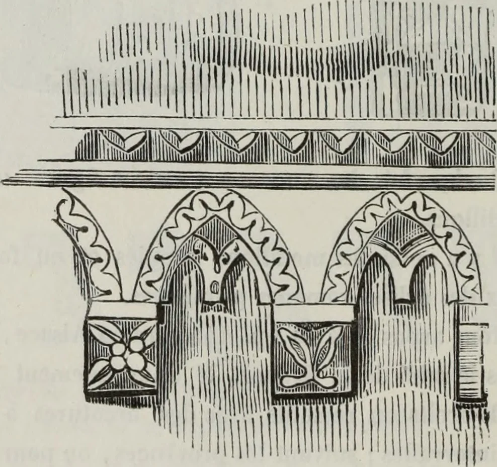 An illustration from Abecedaire ou rudiment d'archelogie : architecture religieuse ..., 1867, leaf 211