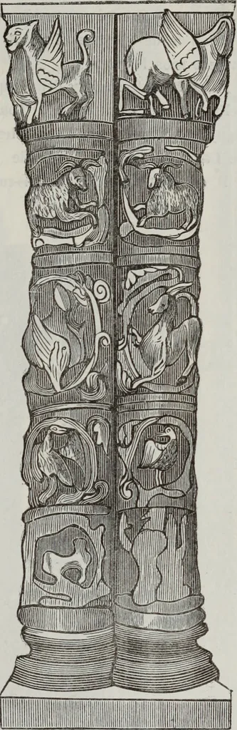 An illustration from Abecedaire ou rudiment d'archelogie : architecture religieuse ..., 1867, leaf 214