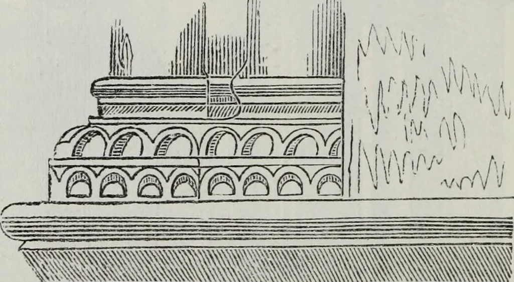 An illustration from Abecedaire ou rudiment d'archelogie : architecture religieuse ..., 1867, leaf 217