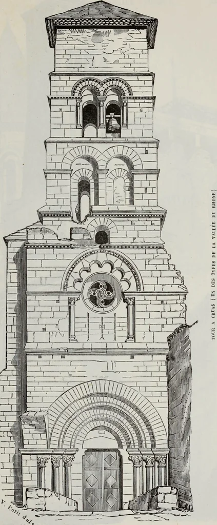 An illustration from Abecedaire ou rudiment d'archelogie : architecture religieuse ..., 1867, leaf 242