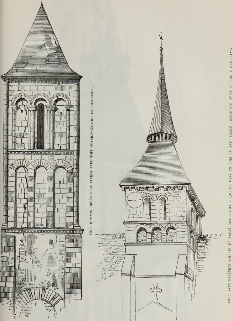 An illustration from Abecedaire ou rudiment d'archelogie : architecture religieuse ..., 1867, leaf 244