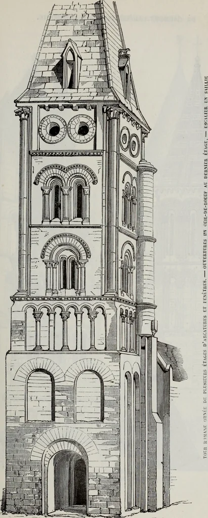 An illustration from Abecedaire ou rudiment d'archelogie : architecture religieuse ..., 1867, leaf 246