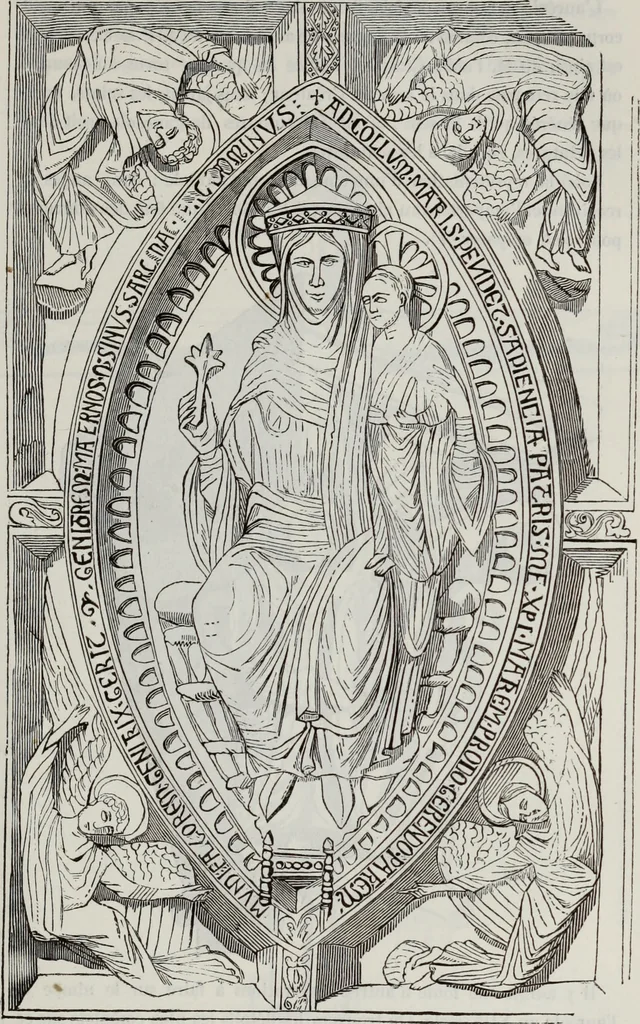 An illustration from Abecedaire ou rudiment d'archelogie : architecture religieuse ..., 1867, leaf 268