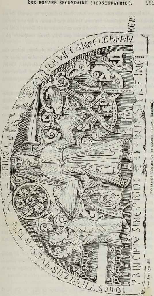 An illustration from Abecedaire ou rudiment d'archelogie : architecture religieuse ..., 1867, leaf 276
