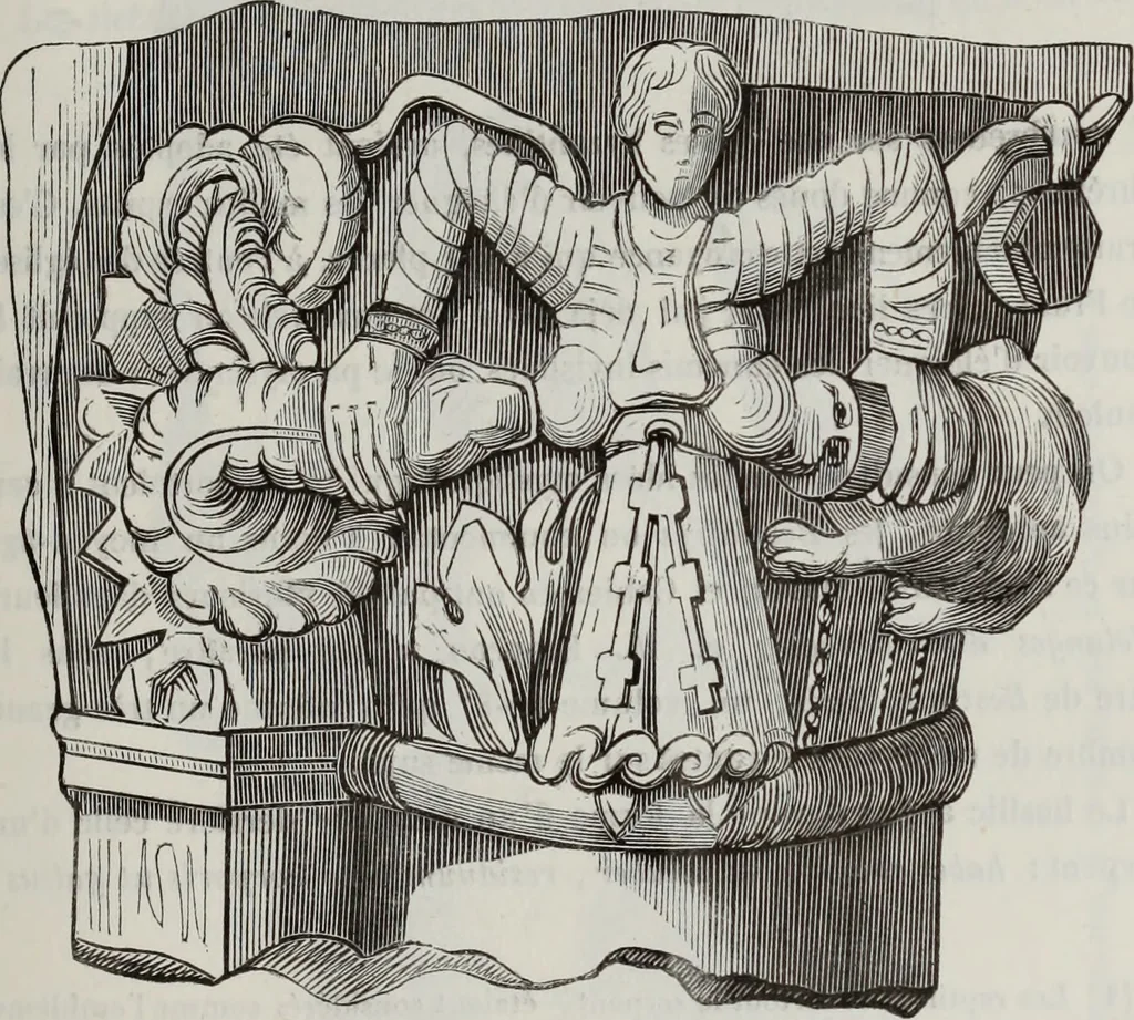 An illustration from Abecedaire ou rudiment d'archelogie : architecture religieuse ..., 1867, leaf 280