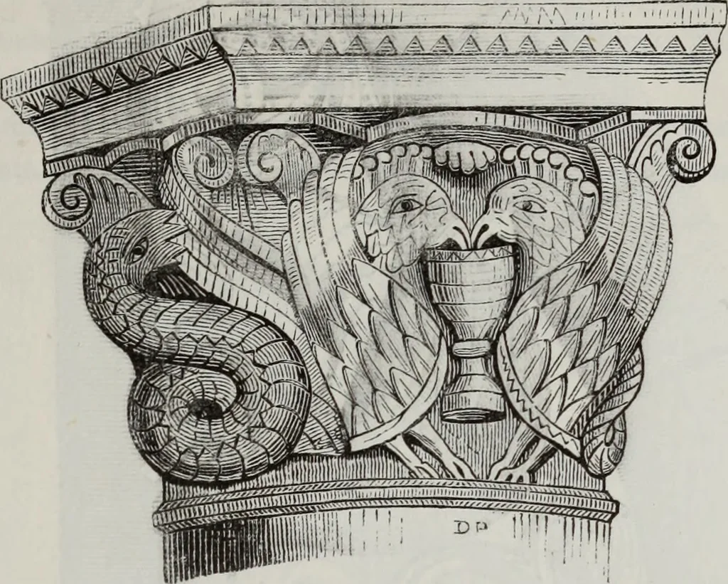 An illustration from Abecedaire ou rudiment d'archelogie : architecture religieuse ..., 1867, leaf 284