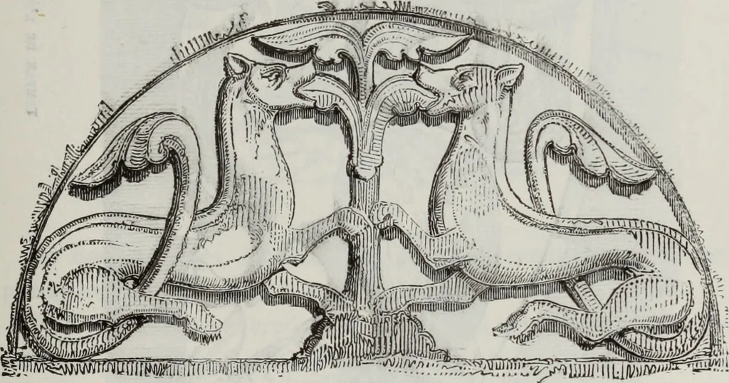 An illustration from Abecedaire ou rudiment d'archelogie : architecture religieuse ..., 1867, leaf 284