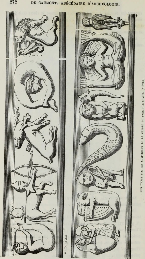 An illustration from Abecedaire ou rudiment d'archelogie : architecture religieuse ..., 1867, leaf 287